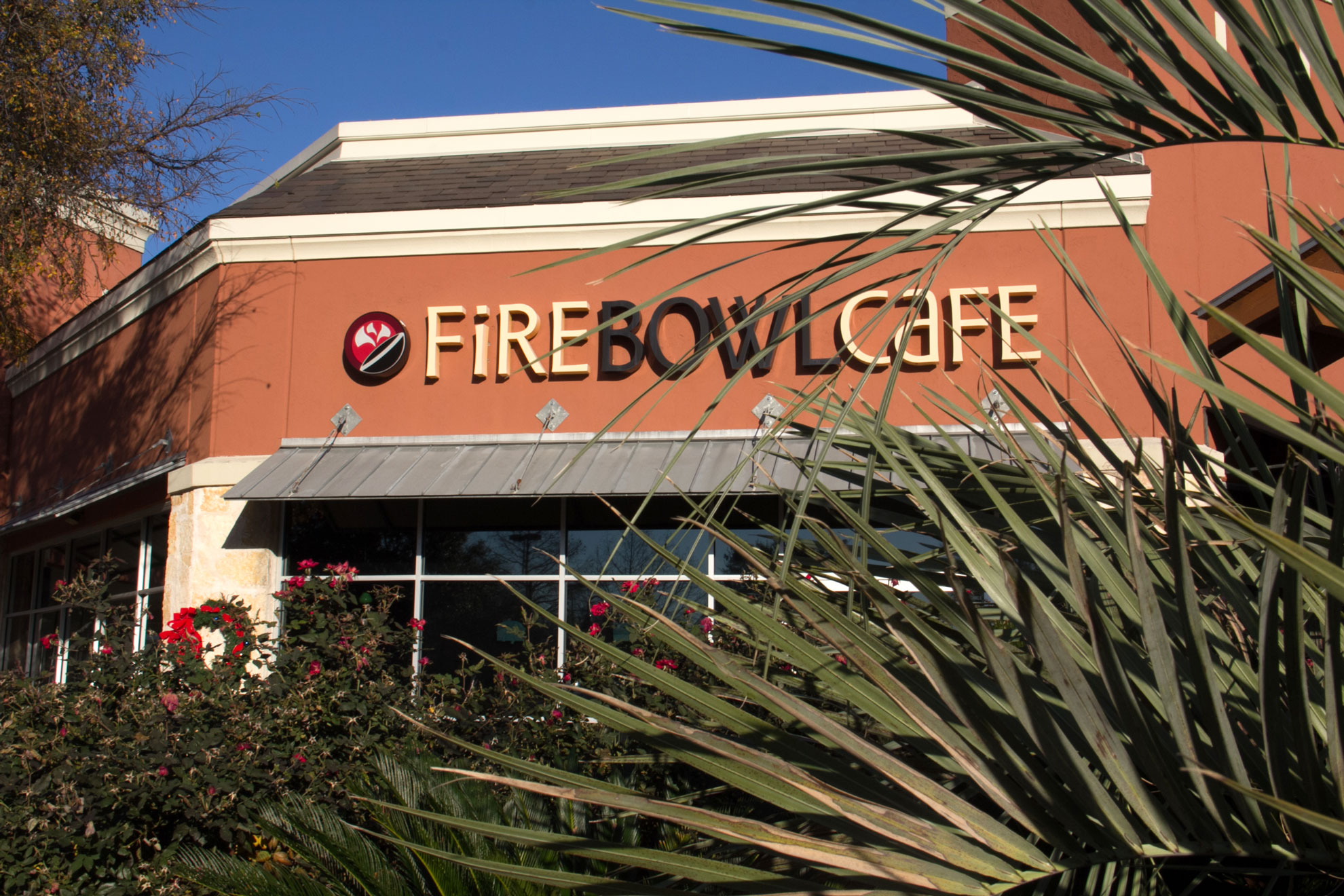 Exterior of Firebowl Cafe